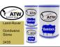 Preview: Land-Rover, Gondwana Stone, 2435: 500ml Lackdose + 500ml Klarlack + 250ml Härter - Set, von ATW Autoteile West.